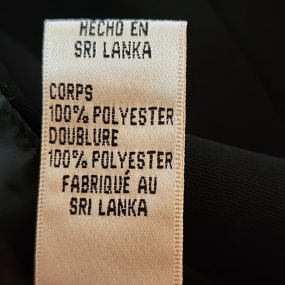 Evan Picone Dress Womens Size 12 Solid All Black Jeweled Cocktail Party Formal - Picture 7 of 7